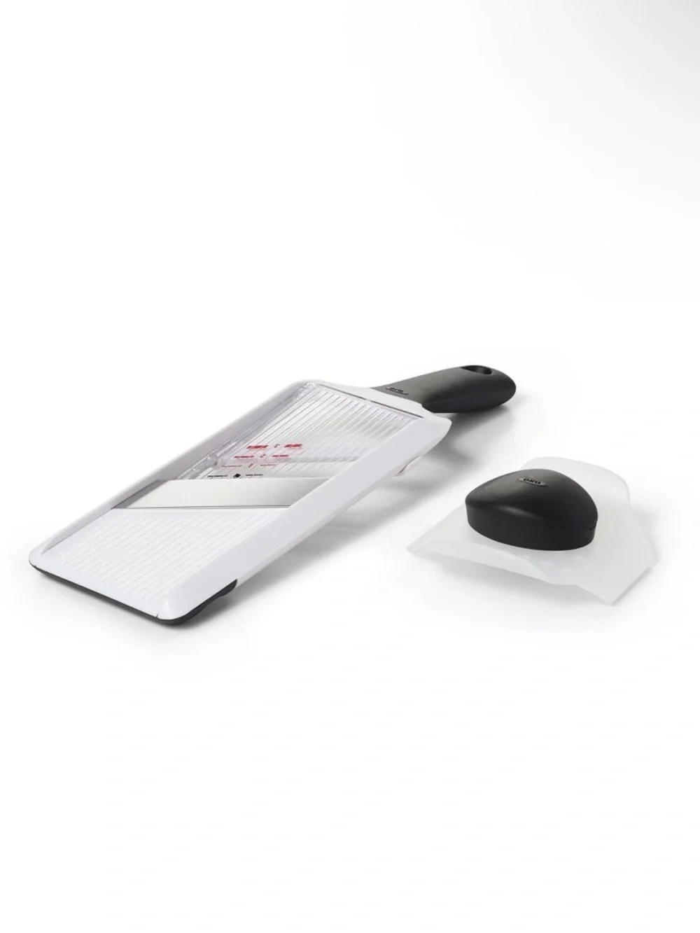 OXO Handheld Mandoline: White Kitchen Slicer